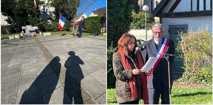 Sabine NAGEL et Roselyne BELLANGER étaient présentes pour EPB et un seul adjoint de la majorité s'est déplacé pour cette commémoration.